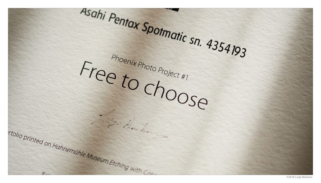 PhoenixPhotoProject #1: Free to choose