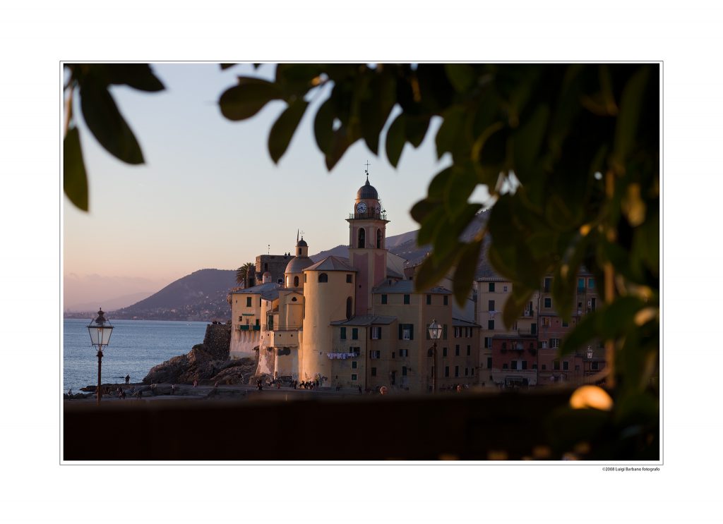 View of Camogli from the Casmona Hotel